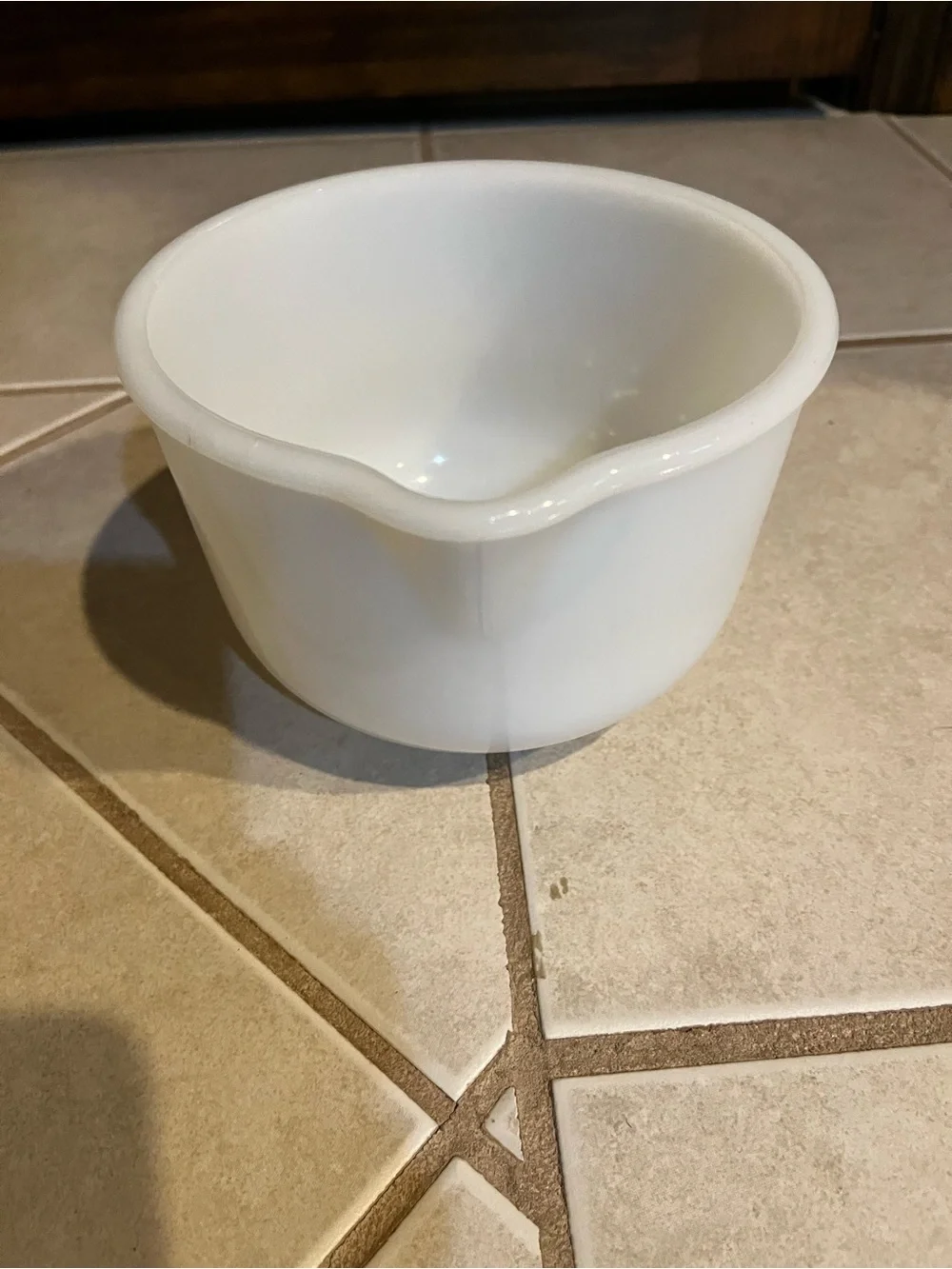 Glasbake mixing bowl